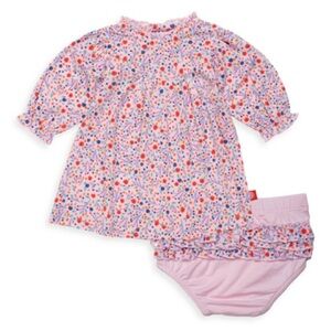 Magnetic Me Floral Baby Outfit